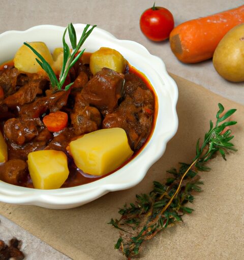 Hovězí Bourguignon klasický