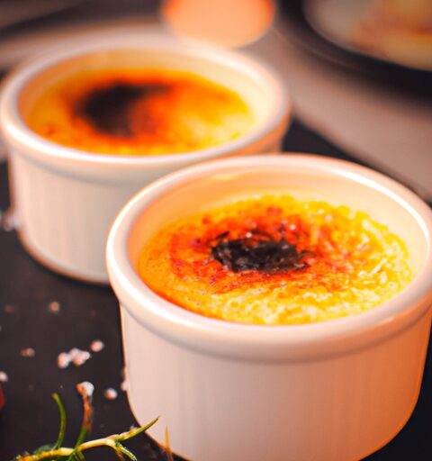 Crème brûlée s vanilkovou polevou