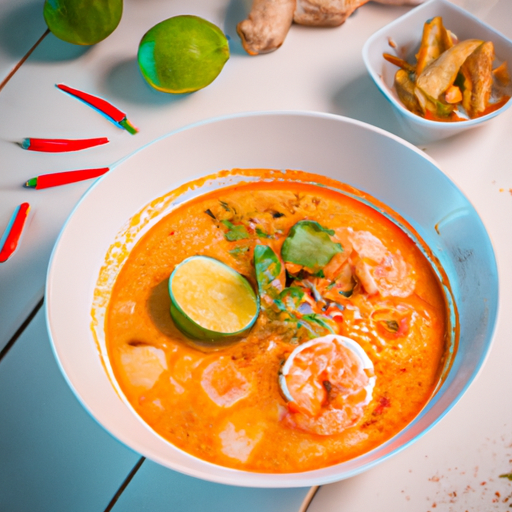 Tom yum goong soup