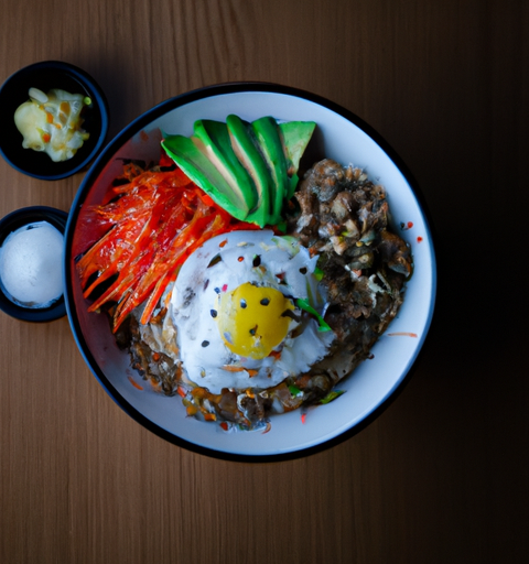 Bibimbap s hovězím masem