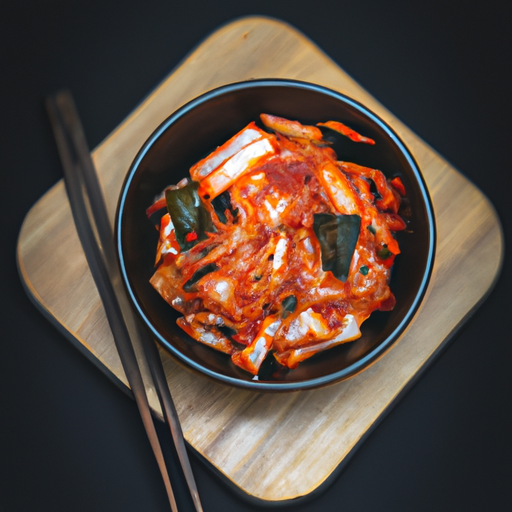 Kimchi, tradiční korejské zelí.