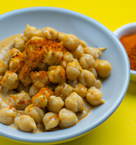 Chickpea curry v kokosovém mléce