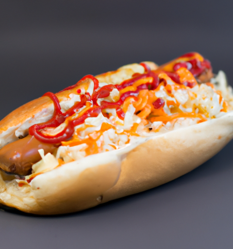 Pikantní hot dog se slaninou