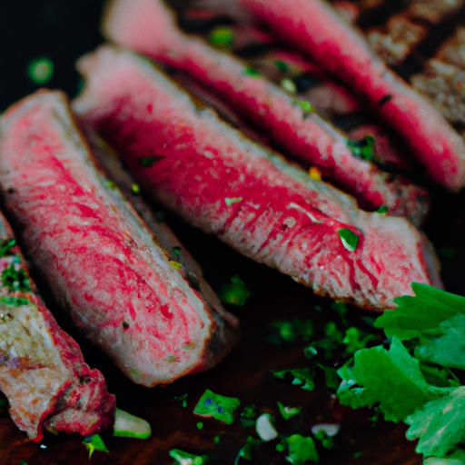 Argentinský steak avec chimichurri.