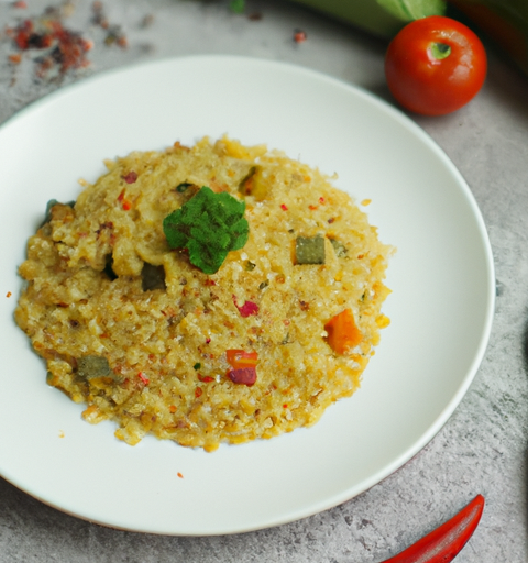 Couscous s masem a zeleninou