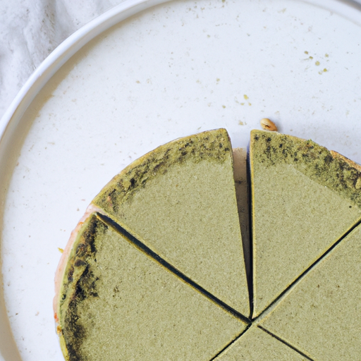 Matcha cheesecake.