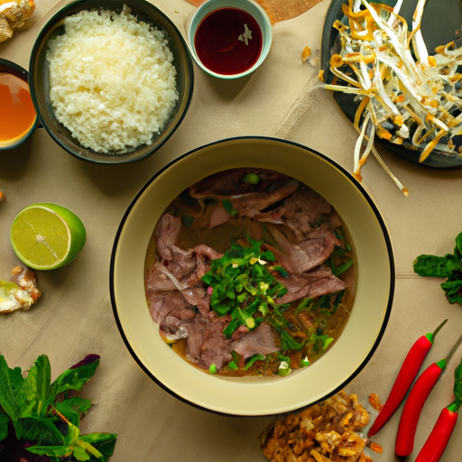 Pho bo – vietnamská hovězí polévka