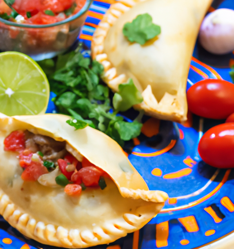 Kuřecí empanadas s pico de gallo