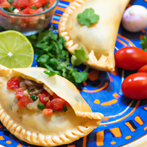 Kuřecí empanadas s pico de gallo