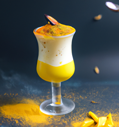 Mango lassi s kardamomem a fíky