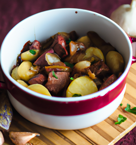 Hovězí Bourguignonne se šalotkami