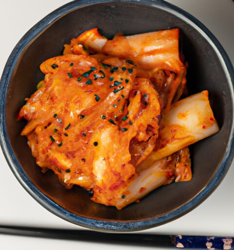 Kimchi – tradiční korejský kvašený zelný pokrm