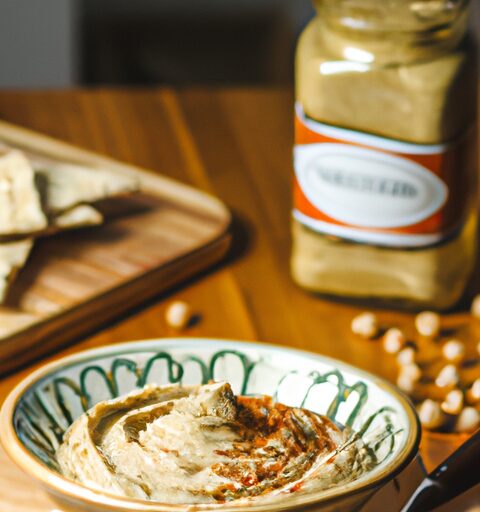 Hummus tahini z cizrny a sezamu