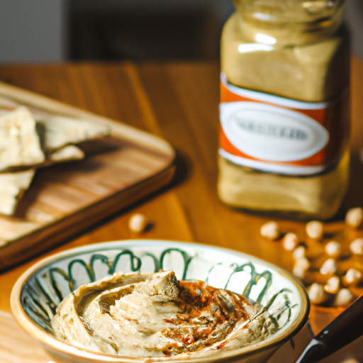 Hummus tahini z cizrny a sezamu