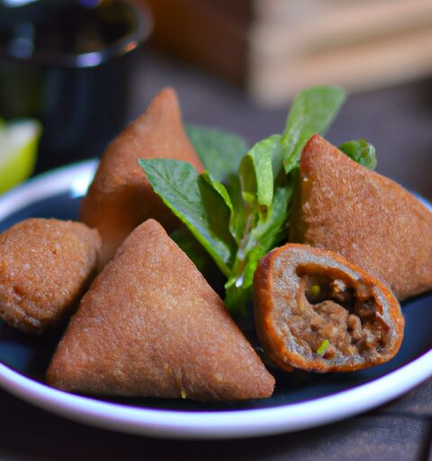 Kibbeh“ – tradiční egyptský masový koláč.