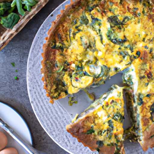 Brokolicová quiche s rajčaty.