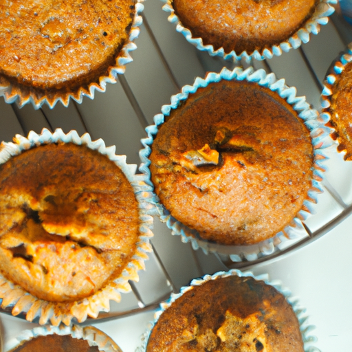 Veganské jablečné muffiny s ořechy