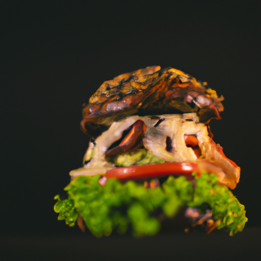 Kuřecí“ seitanový burger s avokádem