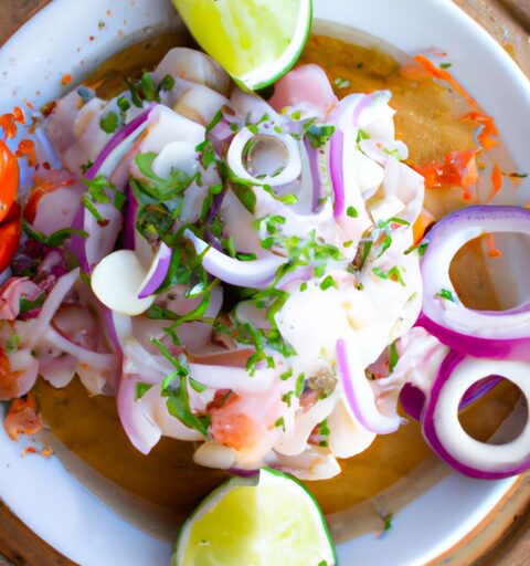 Ceviche de pescado recept.