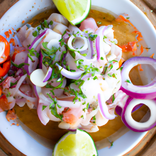 Ceviche de pescado recept.