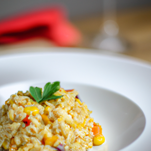 Risotto s houbami a šunkou