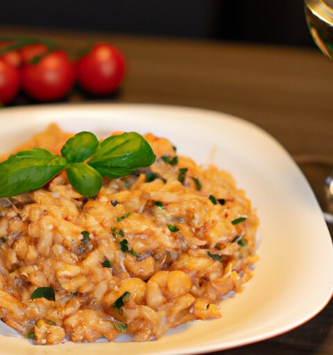 Risotto s hříbky a parmazánem