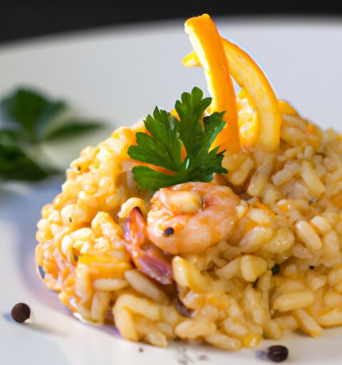 Risotto s houbami a šalotkou