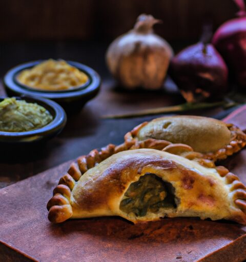 Asado s chimichurri a empanadas.