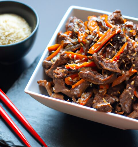 Korejský bulgogi na grilu