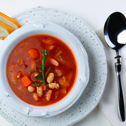 Minestrone polévka s fazolemi