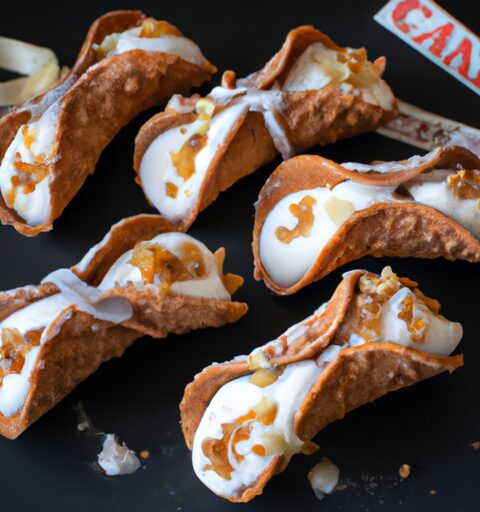 Cannoli s ricottovou nádivkou