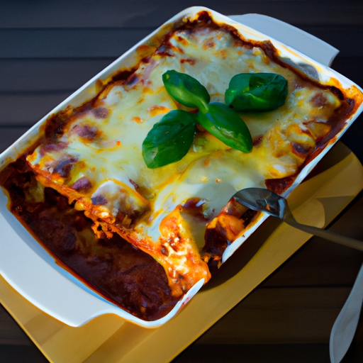 Lasagne s hovězím a sýrem