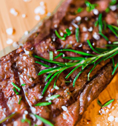 Argentinský hovězí steak s chimuichurri
