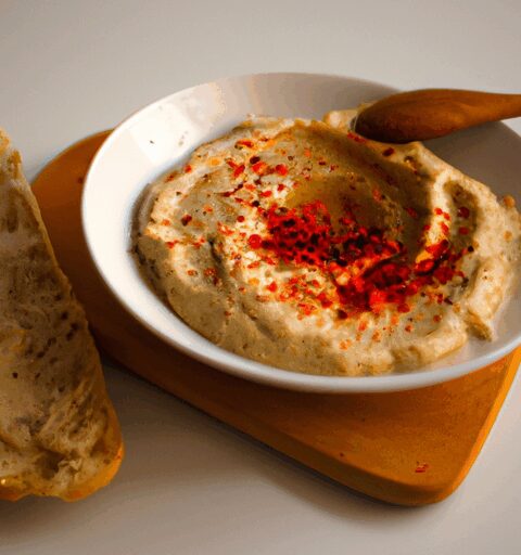 Humus s pečenou paprikou
