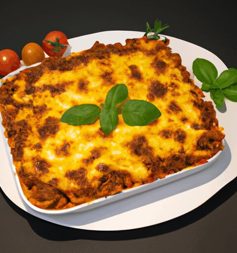 Italské lasagne s ragu omáčkou