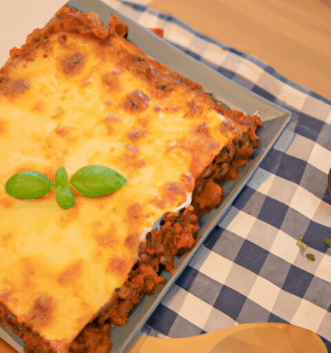 Lasagne s kuřecím masem