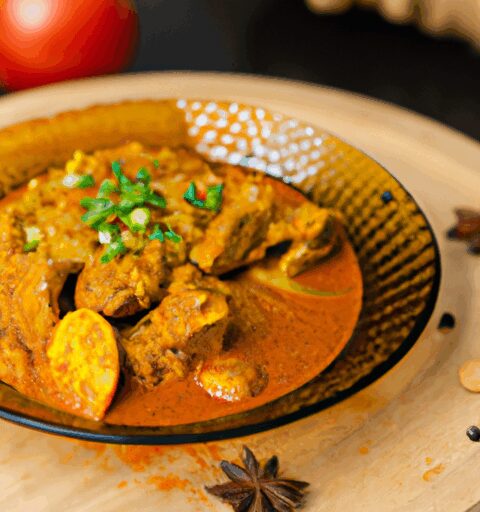 Tradiční jehněčí korma