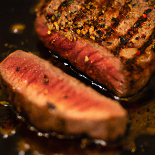 Argentinský steak s bylinkovým máslem
