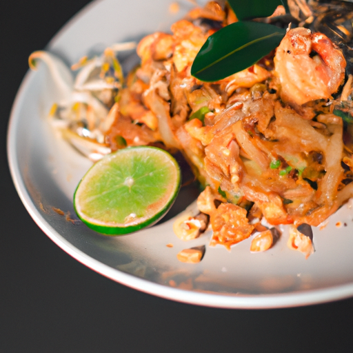 Kuřecí Pad Thai s arašídy