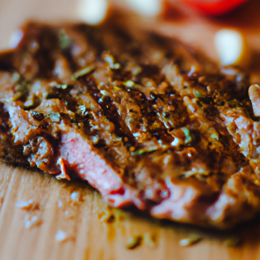 Argentinský hovězí steak na grilu