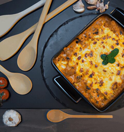 Pečené lasagne s mletým masem