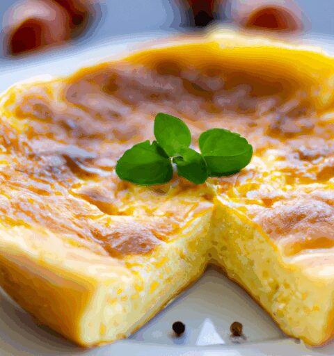 Špenátový quiche s kozím sýrem