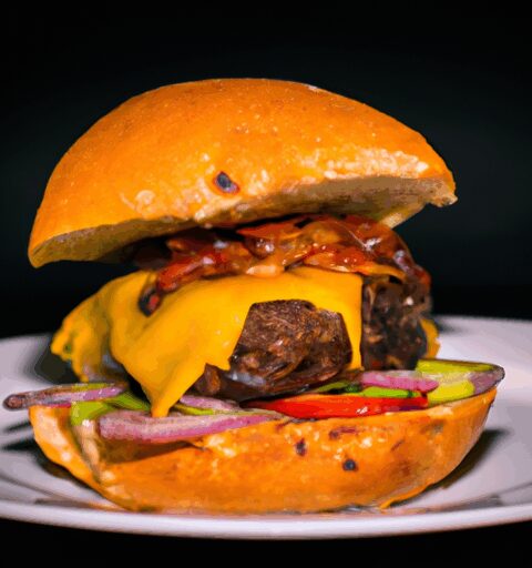 Klasický americký hamburger