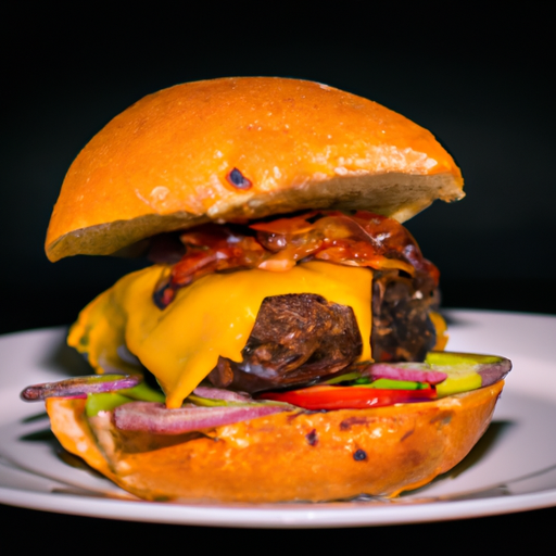 Klasický americký hamburger