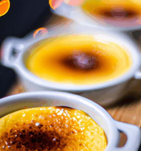 Créme brûlée s vanilkou