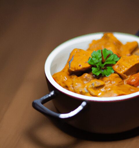 Veganský guláš z červené čočky