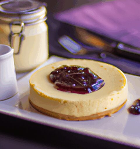Americký cheesecake s borůvkami