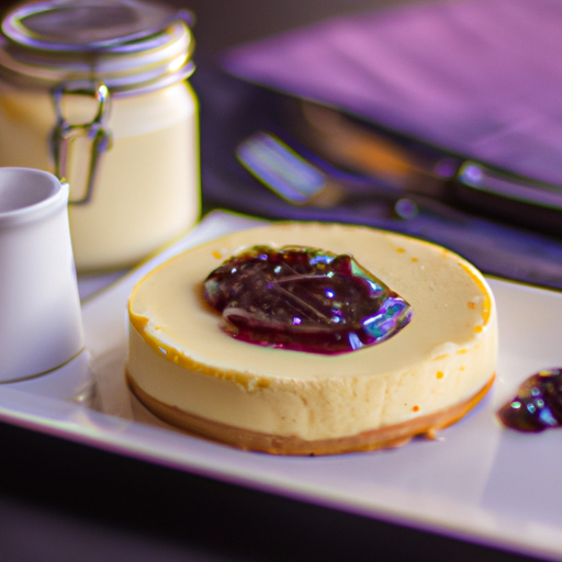 Americký cheesecake s borůvkami