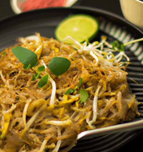 Kuřecí nudle ala Pad Thai