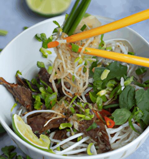 Bun Cha: grilované vepřové nudle